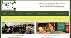 Desktop Screenshot of farmingvillechamber.com